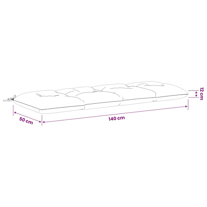 Perne pentru bancă VIANEN 2 buc. 100% Polyester Albastru închis WALTI