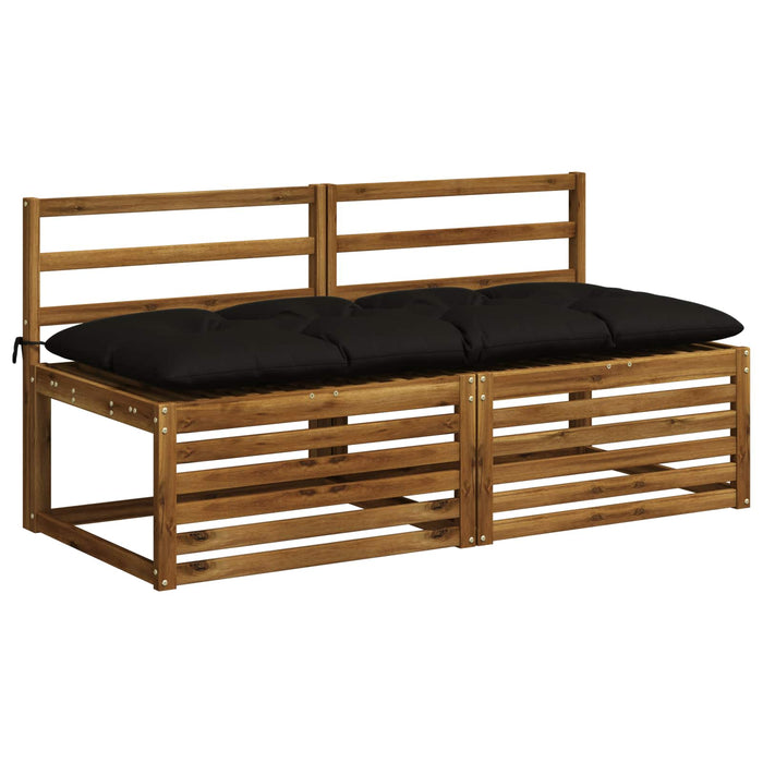 Perna pentru bancă VIANEN 100% Polyester Negru 140 x 60 x 12 cm - WALTI WALTI