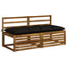 Perna pentru bancă VIANEN 100% Polyester Negru 140 x 60 x 12 cm - WALTI WALTI
