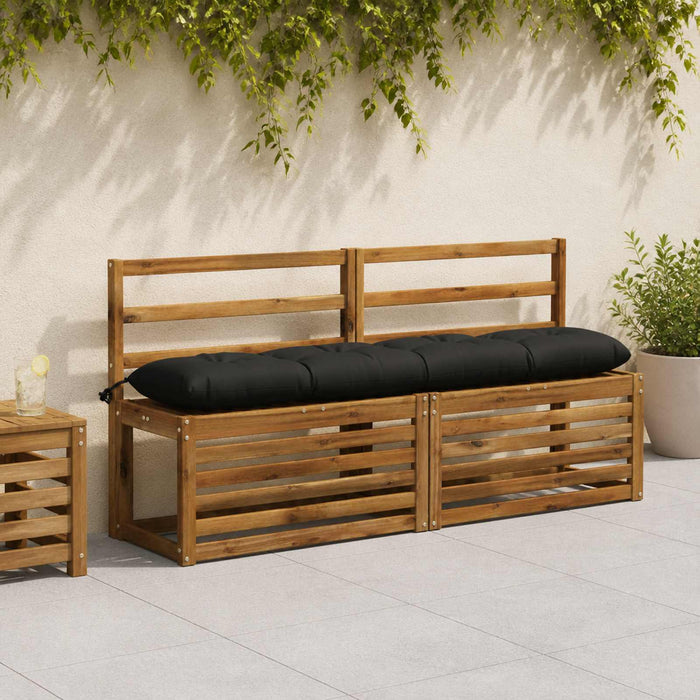Perna pentru bancă VIANEN 100% Polyester Negru 140 x 30 x 12 cm - WALTI WALTI