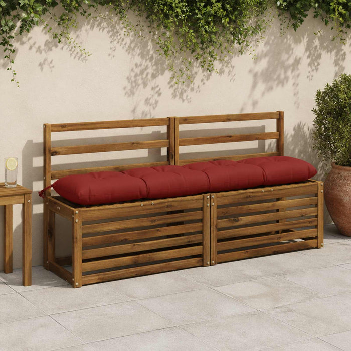 Perna pentru bancă VIANEN 100% Polyester Roșu 140 x 30 x 12 cm - WALTI WALTI