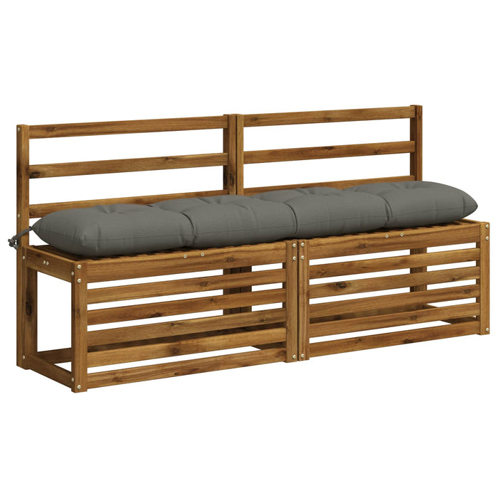 Perna pentru bancă VIANEN 100% Polyester Gri 150 x 30 x 12 cm - WALTI WALTI