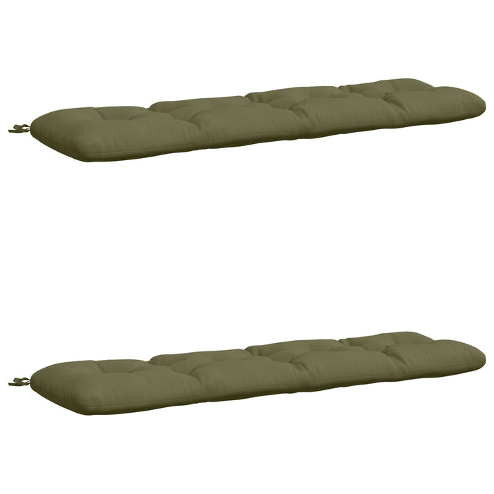 Perne pentru bancă VIANEN 2 buc. 100% Polyester Verde măsliniu - WALTI WALTI