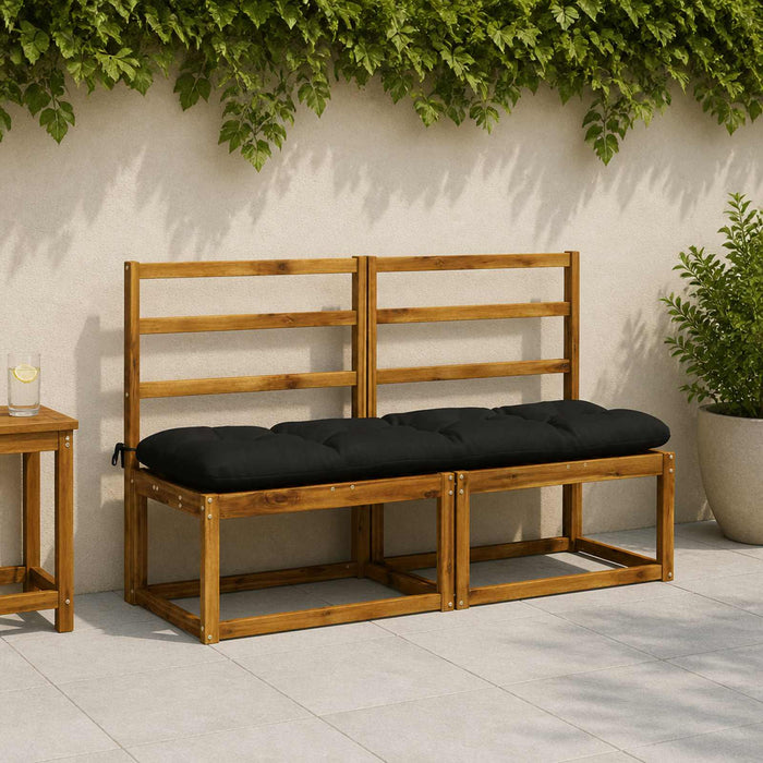 Perna pentru bancă VIANEN 100% Polyester Negru 150 x 40 x 12 cm - WALTI WALTI