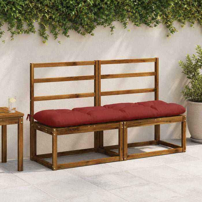 Perna pentru bancă VIANEN 100% Polyester Roșu 140 x 40 x 12 cm - WALTI WALTI