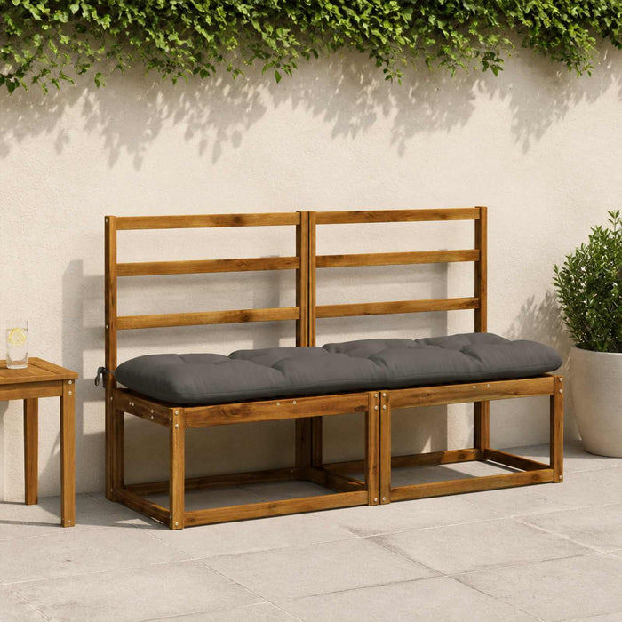 Perna pentru bancă VIANEN 100% Polyester Gri 150 x 40 x 12 cm - WALTI WALTI