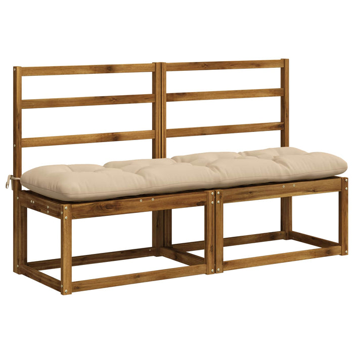 Perna pentru bancă VIANEN 100% Polyester Crem 150 x 40 x 12 cm - WALTI WALTI