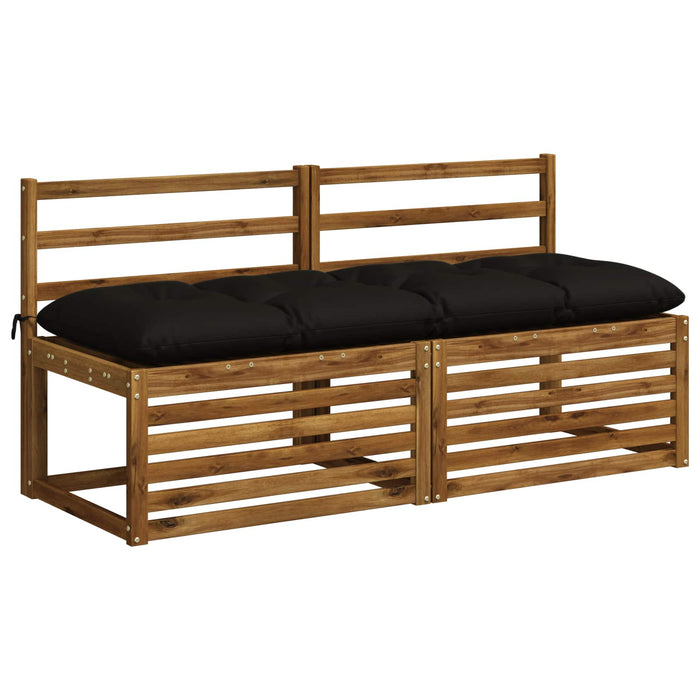 Perna pentru bancă VIANEN 100% Polyester Negru 150 x 50 x 12 cm - WALTI WALTI