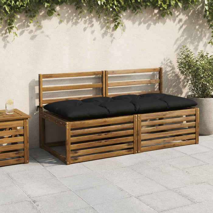 Perna pentru bancă VIANEN 100% Polyester Negru 140 x 60 x 12 cm - WALTI WALTI