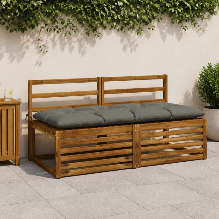 Perna pentru bancă VIANEN 100% Polyester Gri 140 x 60 x 12 cm - WALTI WALTI