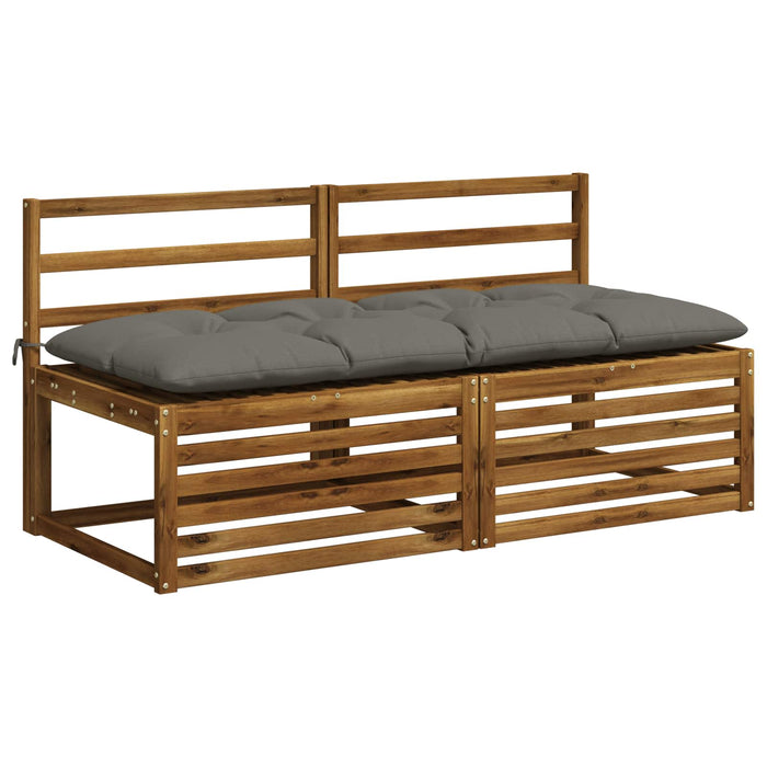 Perna pentru bancă VIANEN 100% Polyester Gri 150 x 60 x 12 cm - WALTI WALTI