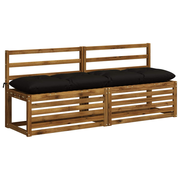 Perna pentru bancă VIANEN 100% Polyester Negru 160 x 40 x 12 cm - WALTI WALTI