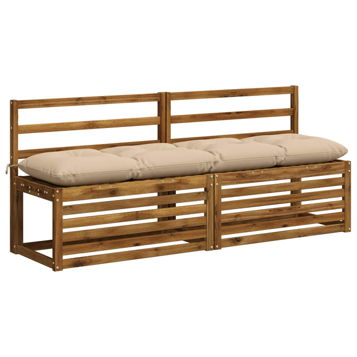 Perna pentru bancă VIANEN 100% Polyester Crem 160 x 40 x 12 cm - WALTI WALTI
