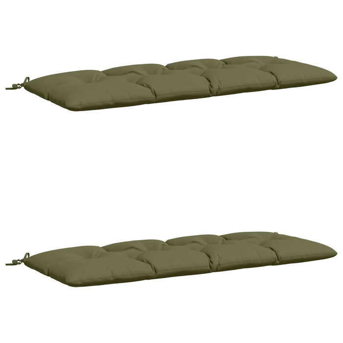 Perne pentru bancă VIANEN 2 buc. 100% Polyester Verde măsliniu - WALTI WALTI
