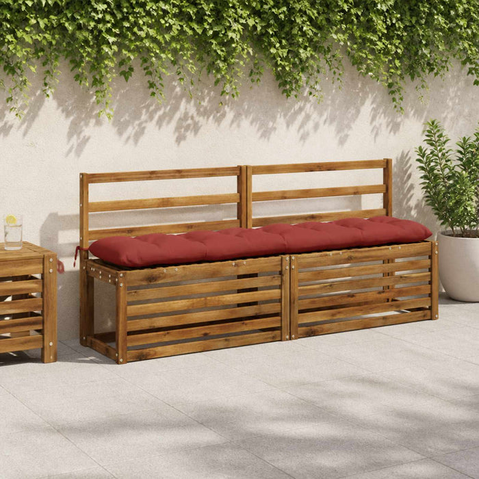 Perna pentru bancă VIANEN 100% Polyester Roșu 170 x 30 x 12 cm - WALTI WALTI