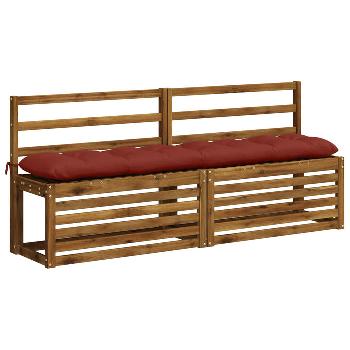 Perna pentru bancă VIANEN 100% Polyester Roșu 170 x 30 x 12 cm - WALTI WALTI