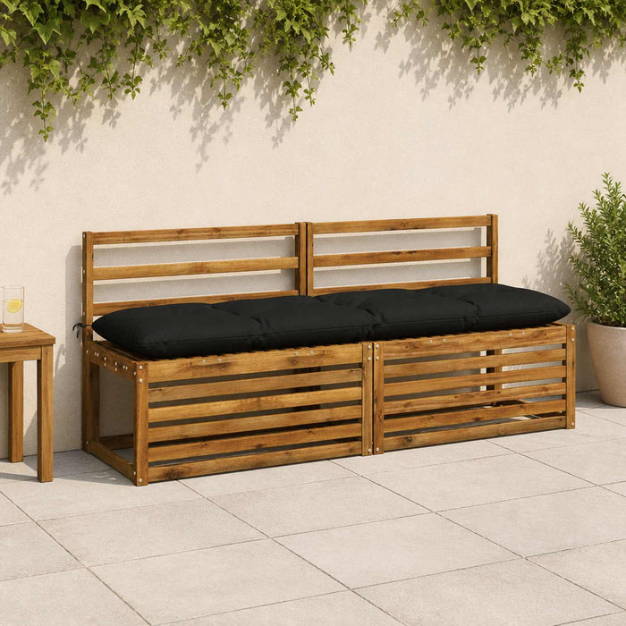 Perna pentru bancă VIANEN 100% Polyester Negru 170 x 40 x 12 cm - WALTI WALTI