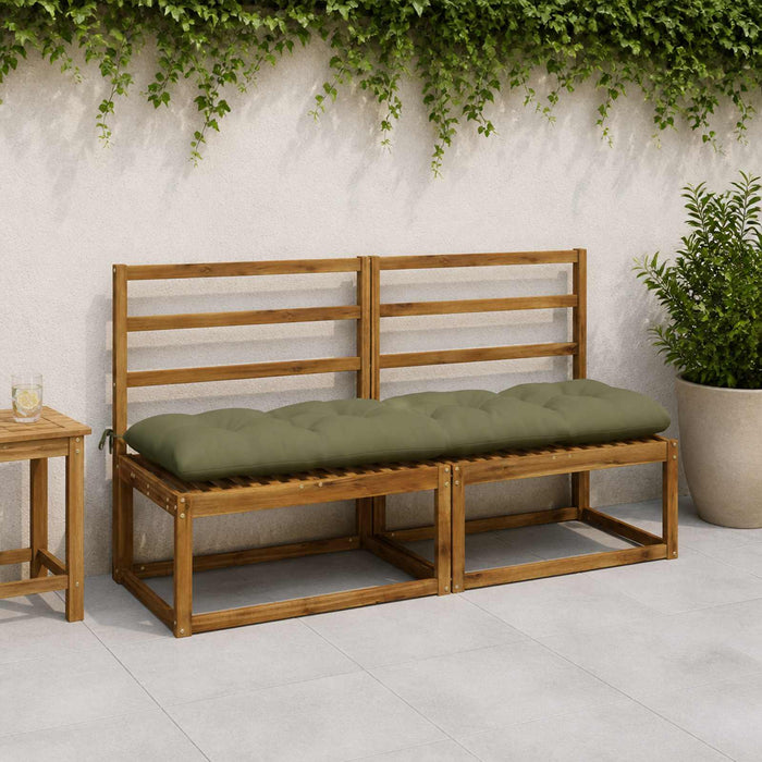 Perne pentru bancă VIANEN 2 buc. 100% Polyester Verde măsliniu - WALTI WALTI