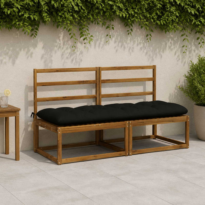 Perna pentru bancă VIANEN 100% Polyester Negru 170 x 60 x 12 cm - WALTI WALTI