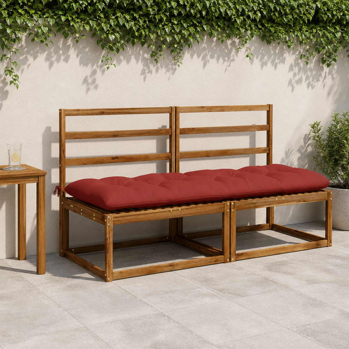 Perna pentru bancă VIANEN 100% Polyester Roșu 180 x 60 x 12 cm - WALTI WALTI