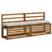 Perna pentru bancă VIANEN 100% Polyester Alb 180 x 30 x 12 cm - WALTI WALTI