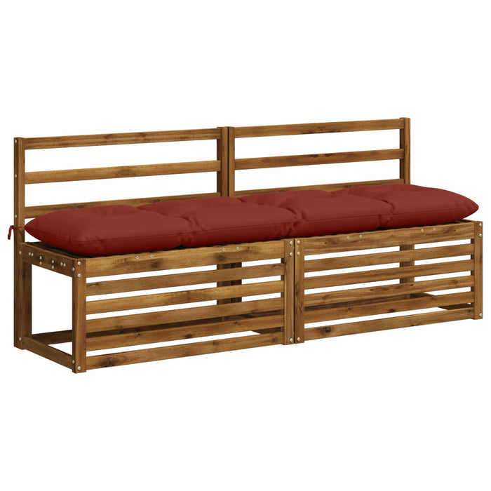 Perna pentru bancă VIANEN 100% Polyester Roșu 180 x 40 x 12 cm - WALTI WALTI
