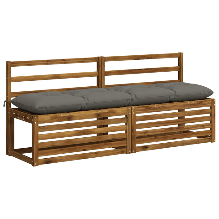 Perna pentru bancă VIANEN 100% Polyester Gri 180 x 40 x 12 cm - WALTI WALTI