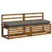 Perna pentru bancă VIANEN 100% Polyester Gri 180 x 40 x 12 cm - WALTI WALTI