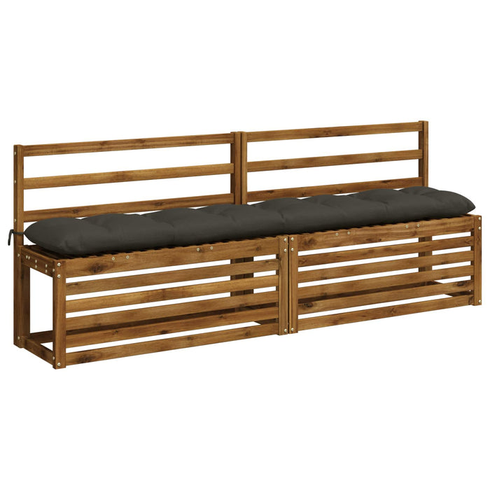 Perne pentru bancă 2 bucăți VIANEN 100% Polyester Antracit WALTI