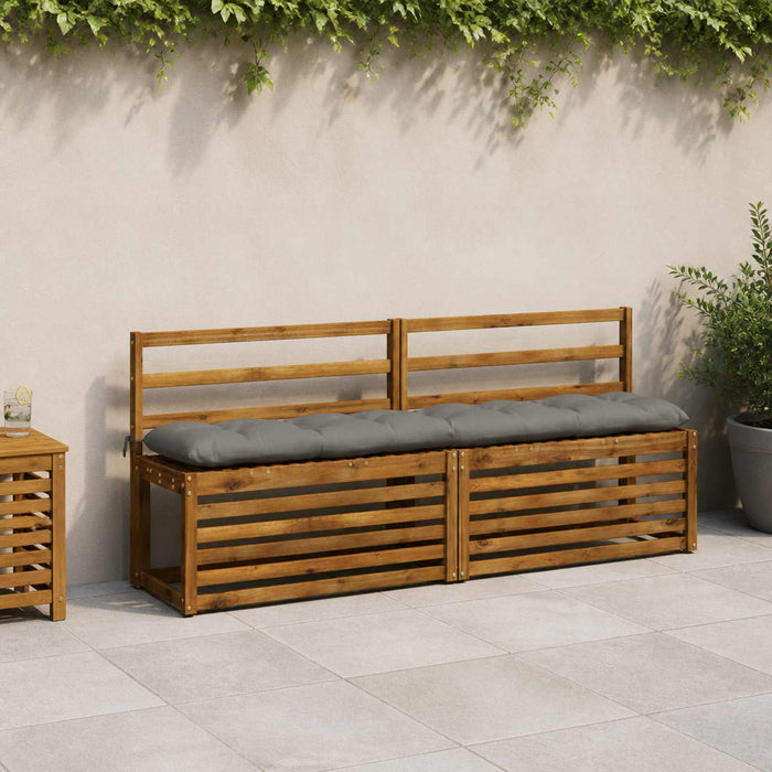 Perna pentru bancă VIANEN 100% Polyester Gri 190 x 30 x 12 cm - WALTI WALTI