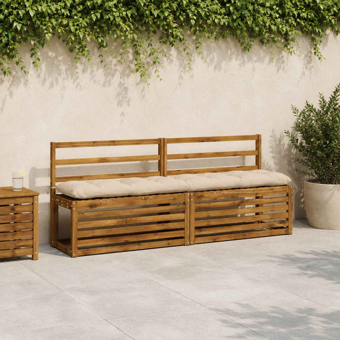 Perna pentru bancă VIANEN 100% Polyester Crem 190 x 30 x 12 cm - WALTI WALTI