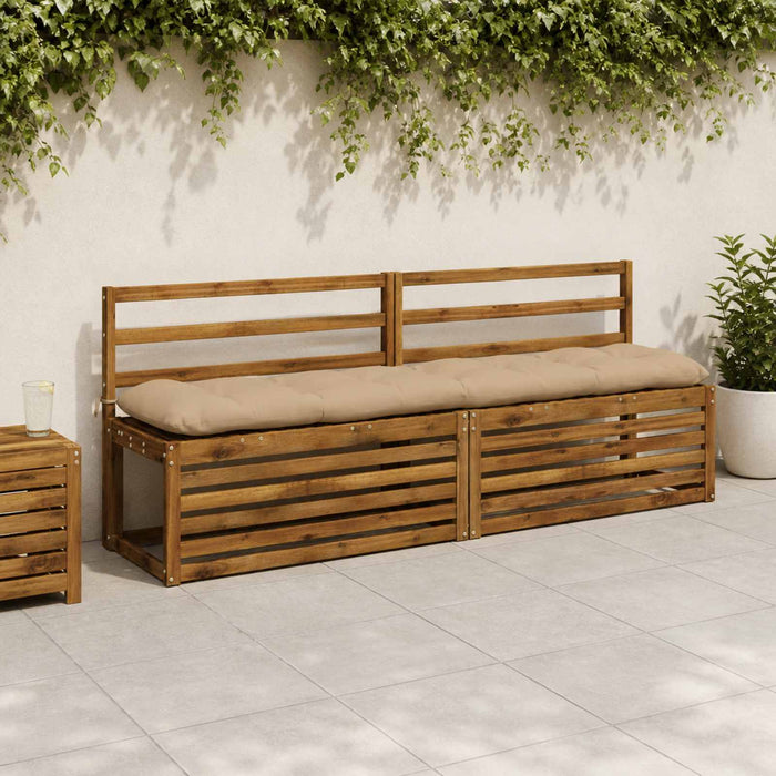 Perne pentru bancă VIANEN 2 buc. 100% Polyester Nisipiu - WALTI WALTI