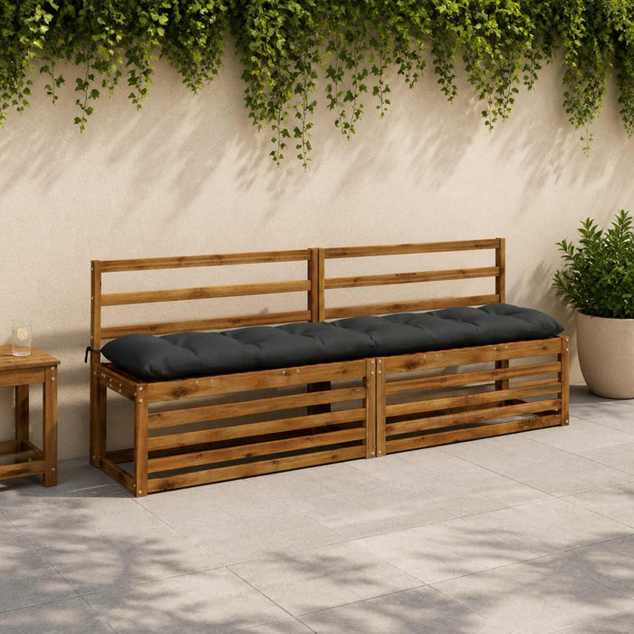 Perne pentru bancă VIANEN 2 buc. 100% Polyester Antracit - WALTI WALTI