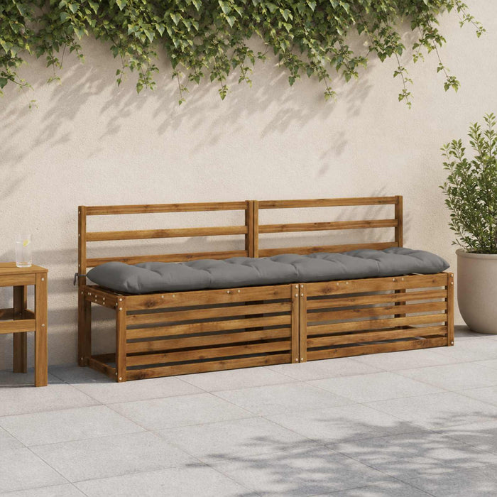 Perna pentru bancă VIANEN 100% Polyester Gri 200 x 40 x 12 cm - WALTI WALTI