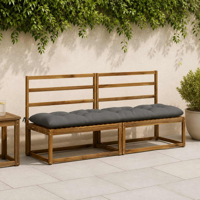 Perna pentru bancă VIANEN 100% Polyester Gri 200 x 50 x 12 cm - WALTI WALTI