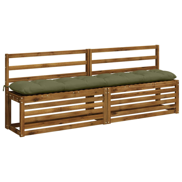 Perne pentru bancă VIANEN 2 buc. 100% Polyester Verde măsliniu - WALTI WALTI