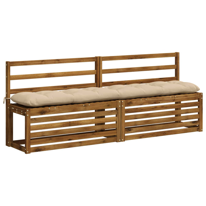 Perna pentru bancă VIANEN 100% Polyester Crem 200 x 30 x 12 cm - WALTI WALTI