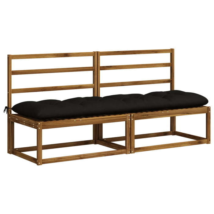 Perna pentru bancă VIANEN 100% Polyester Negru 200 x 50 x 12 cm WALTI