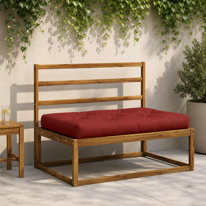 Perne pentru Palet VIANEN 100% Polyester Roșu 120 x 80 x 12 cm WALTI