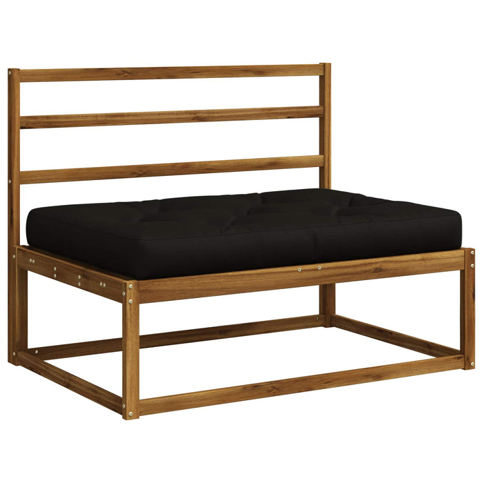 Perne pentru Palet VIANEN 100% Polyester Negru 120 x 60 x 12 cm WALTI