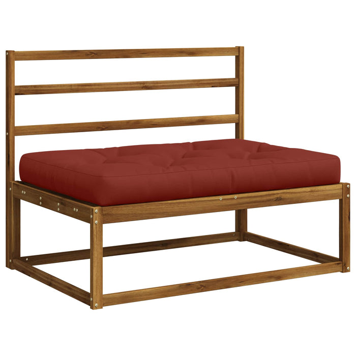 Perne pentru Palet VIANEN 100% Polyester Roșu 120 x 60 x 12 cm WALTI