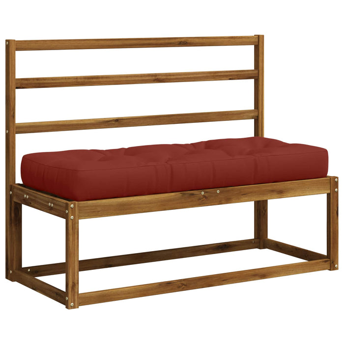 Perne pentru Palet VIANEN 100% Polyester Roșu 120 x 50 x 12 cm WALTI