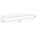 Perne pentru Palet VIANEN 100% Polyester Crem 120 x 40 x 12 cm - WALTI WALTI