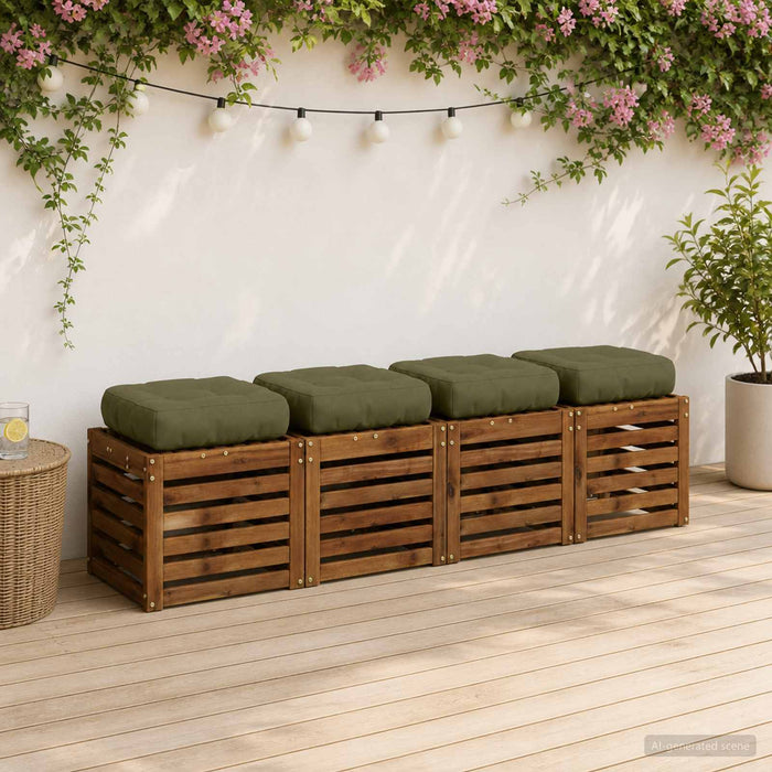 Perne pentru șezut cu 4 piese VIANEN 4 pcs 100% Polyester - WALTI WALTI