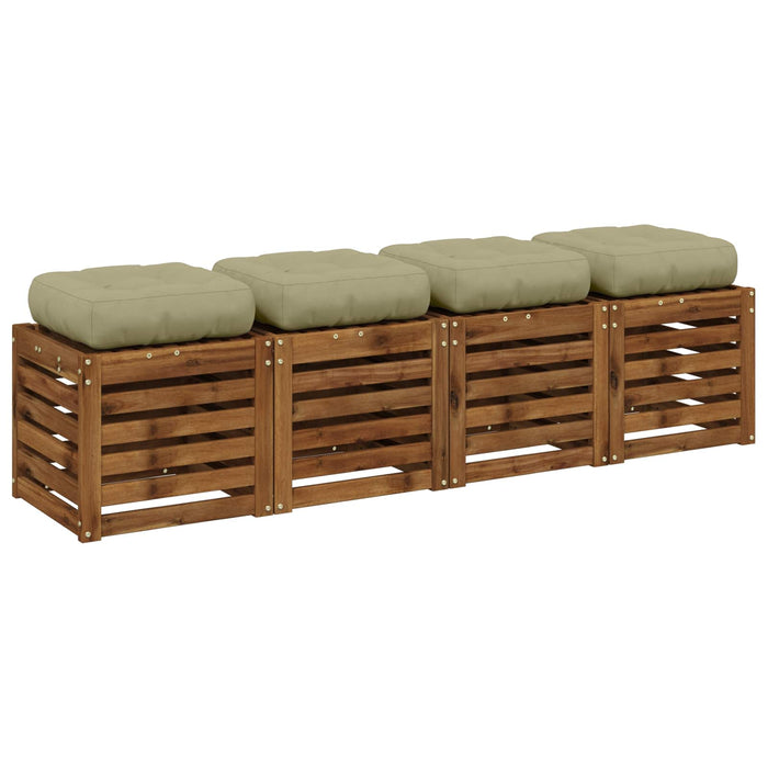 Perne pentru șezut cu 4 piese VIANEN 4 pcs 100% Polyester WALTI