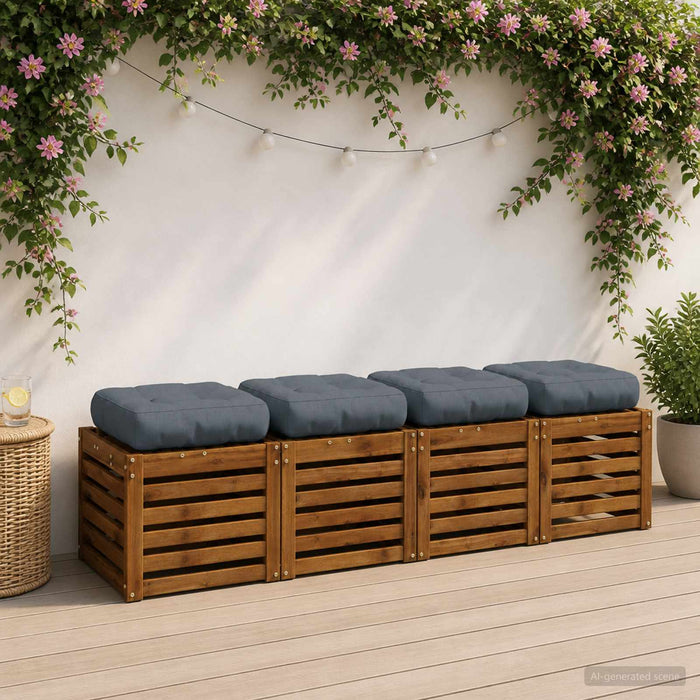 Perne pentru șezut cu 4 piese VIANEN 4 pcs 100% Polyester WALTI