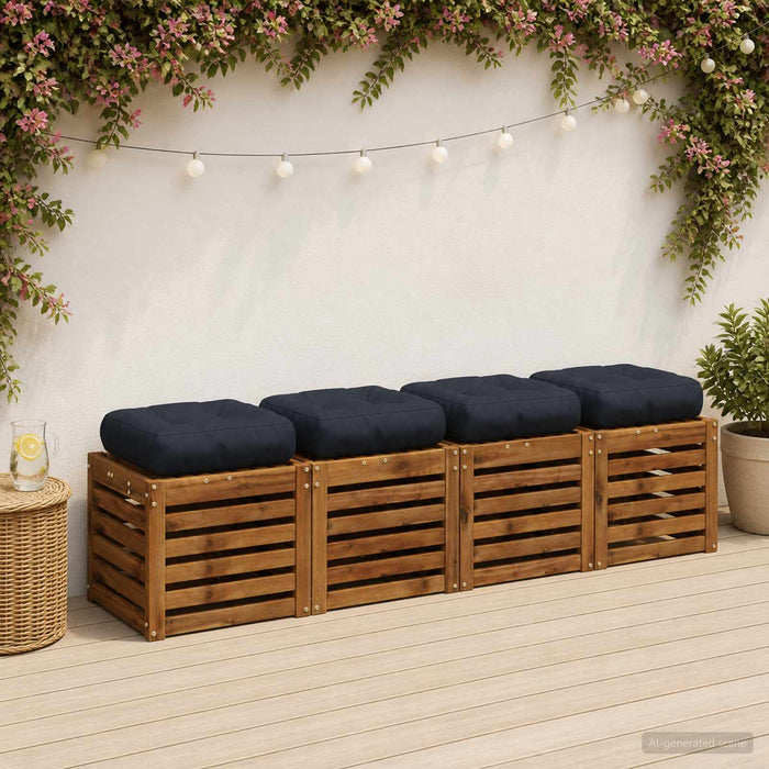 Perne pentru șezut cu 4 piese VIANEN 4 pcs 100% Polyester WALTI
