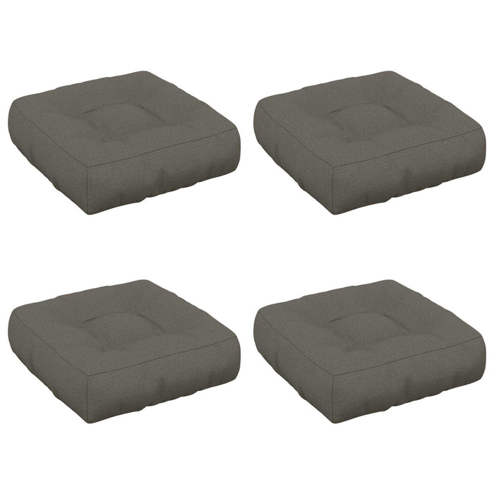 Perne pentru șezut cu 4 piese VIANEN 4 pcs 100% Polyester Gri WALTI