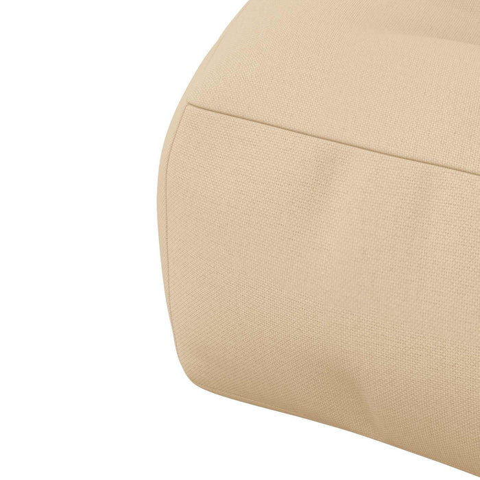 Perne pentru șezut cu 4 piese VIANEN 4 pcs 100% Polyester Crem WALTI