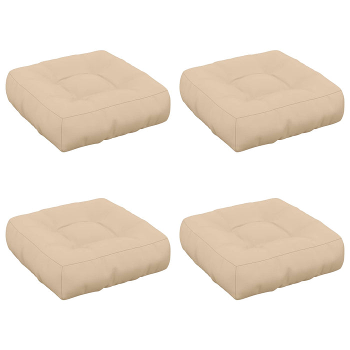 Perne pentru șezut cu 4 piese VIANEN 4 pcs 100% Polyester Crem WALTI